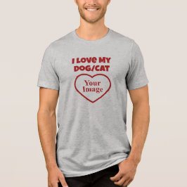I Kärlek My Pet/Hund/Cat Photo T Shirt
