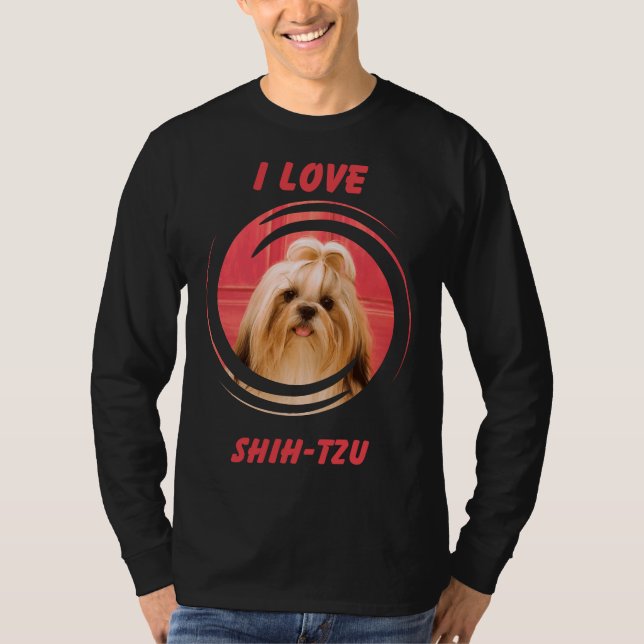 I Kärlek My Pet Hund Shih Tzu House Child T Shirt (Framsida)