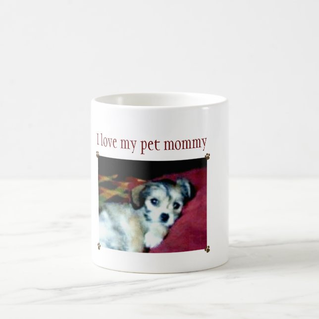 I Kärlek My Pet Mamma Kaffemugg (Center)