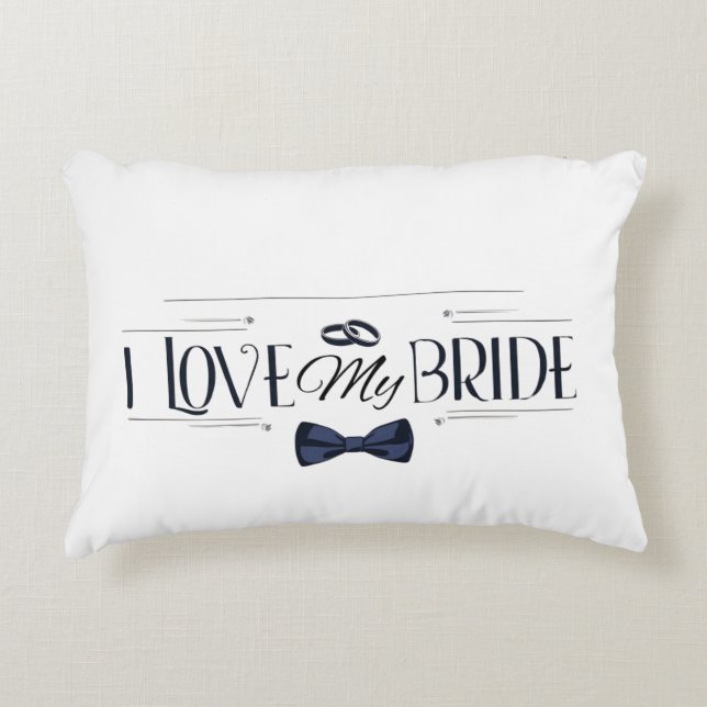 I Kärlek My Pillow Prydnadskudde (Framsidan)