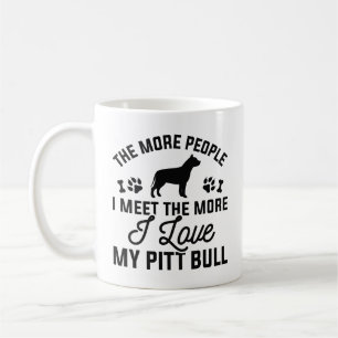 I Kärlek My Pitt Bull Kaffemugg
