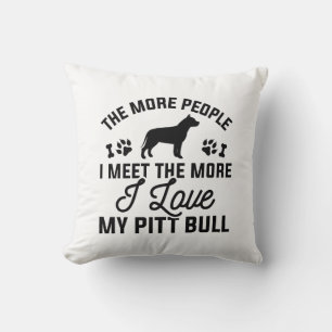 I Kärlek My Pitt Bull Kudde
