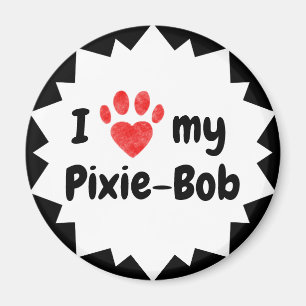I Kärlek My Pixie-Bob Cat Magnet