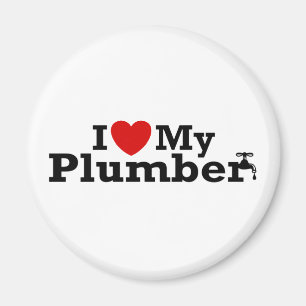 I Kärlek My Plumber Magnet