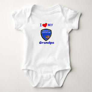 I Kärlek My Police Grandpa Tee