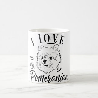 I Kärlek My Pommern   Kaffemugg