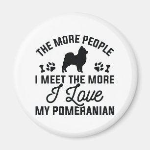 I Kärlek My Pommern Magnet