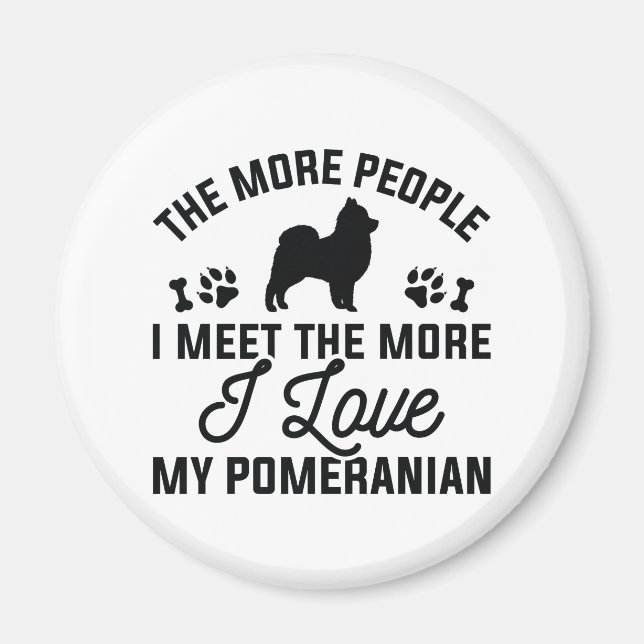 I Kärlek My Pommern Magnet (Framsidan)