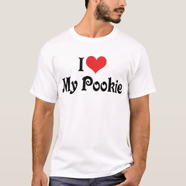 I Kärlek My Pookie T Shirt (Framsida)