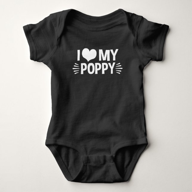I Kärlek My Poppy Tröja (Framsida)