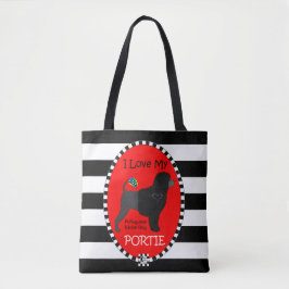 I Kärlek My Portie tote Tygkasse
