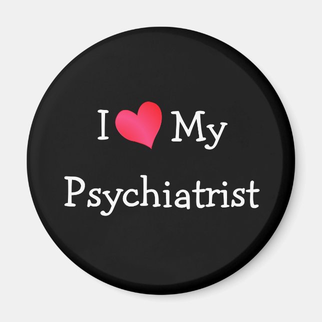 I Kärlek My Psychiatrist Magnet (Framsidan)
