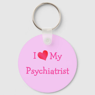 I Kärlek My Psychiatrist Nyckelring