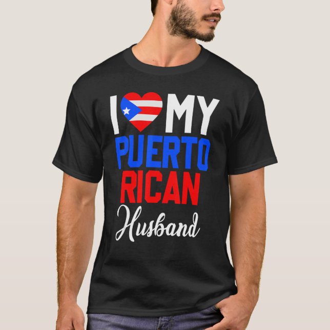 I Kärlek My Puerto Rican Make Kanada Flagga gift T Shirt (Framsida)