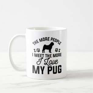 I Kärlek My Pug Kaffemugg
