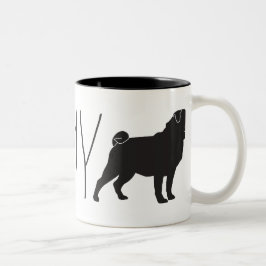 I Kärlek My Pug Mugg