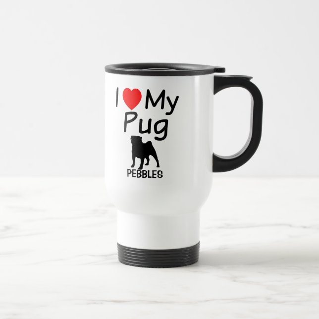 I Kärlek My Pug Resemugg (Höger)