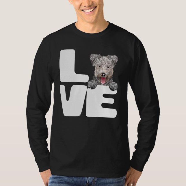 I Kärlek My Pumi Hund T Shirt (Framsida)