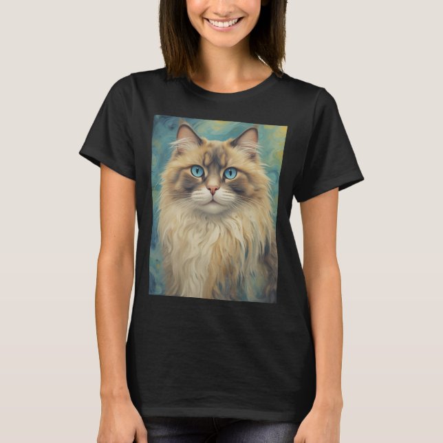 I Kärlek My Ragdoll T Shirt (Framsida)