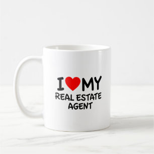 I Kärlek My Real Gods Agent Kaffemugg