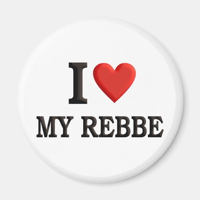 I kärlek My Rebbe Magnet (Framsidan)