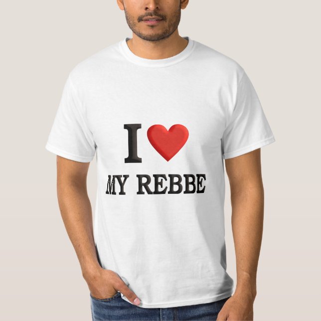 I kärlek My Rebbe T Shirt (Framsida)