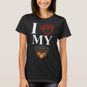 I Kärlek My Rottweiler 7 T Shirt