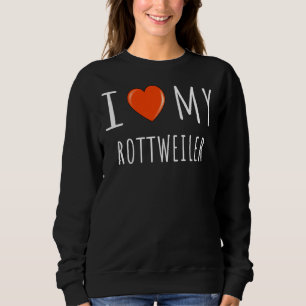 I Kärlek My Rottweiler 8 T Shirt