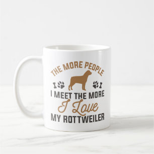 I Kärlek My Rottweiler Kaffemugg