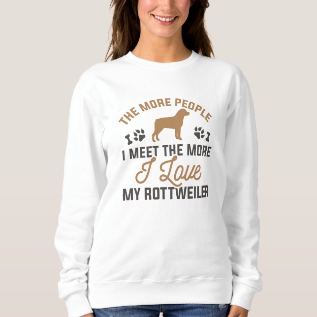 I Kärlek My Rottweiler T Shirt (Framsida)