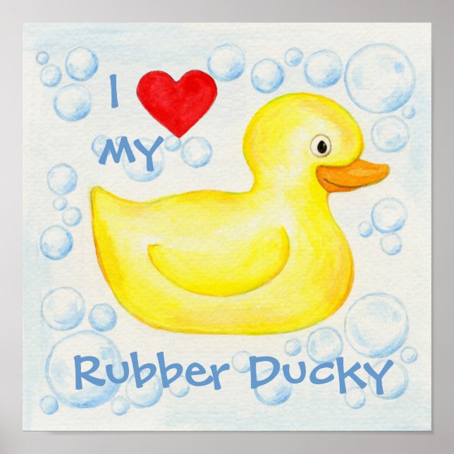 I Kärlek My Rubber Ducky poster (Framsidan)