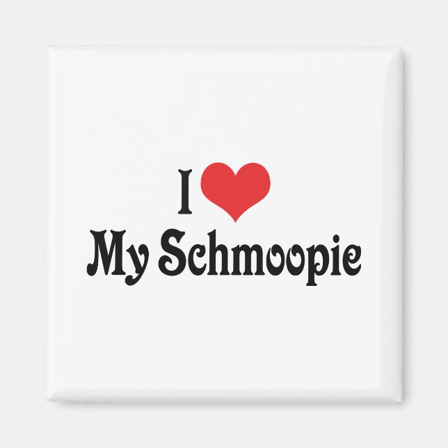 I Kärlek My Schmoopie Magnet (Framsidan)