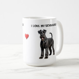 I Kärlek My Schnauzer Kaffemugg