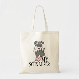 I Kärlek My Schnauzer Tygkasse