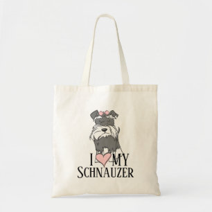 I Kärlek My Schnauzer Tygkasse