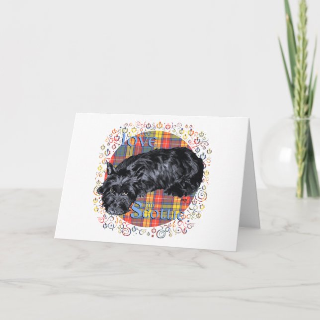 I Kärlek My Scottie på Play Helgkort (Framsida)