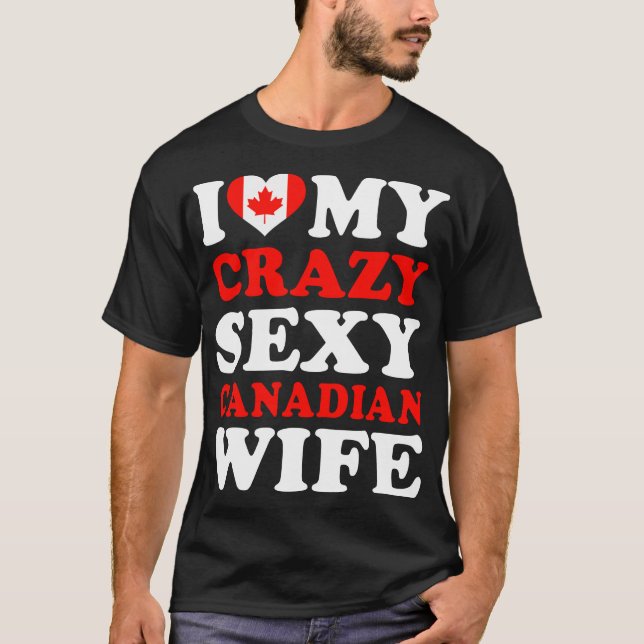 I kärlek My Sexy Canadian Makfe T Shirt (Framsida)