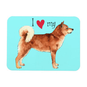 I Kärlek my Shiba Inu Magnet