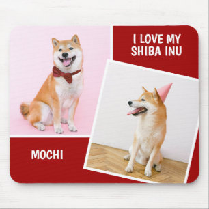 I Kärlek My Shiba Inu Two Photo Musmatta
