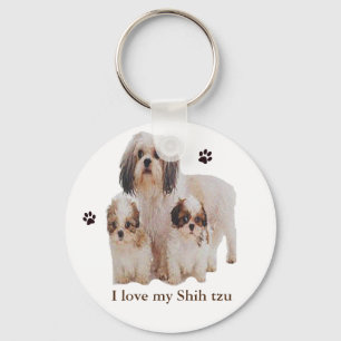 I kärlek my Shih tzu Nyckelring