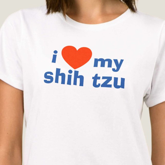 I Kärlek My Shih Tzu Tanktop T Shirt (Skapare uppladdad)