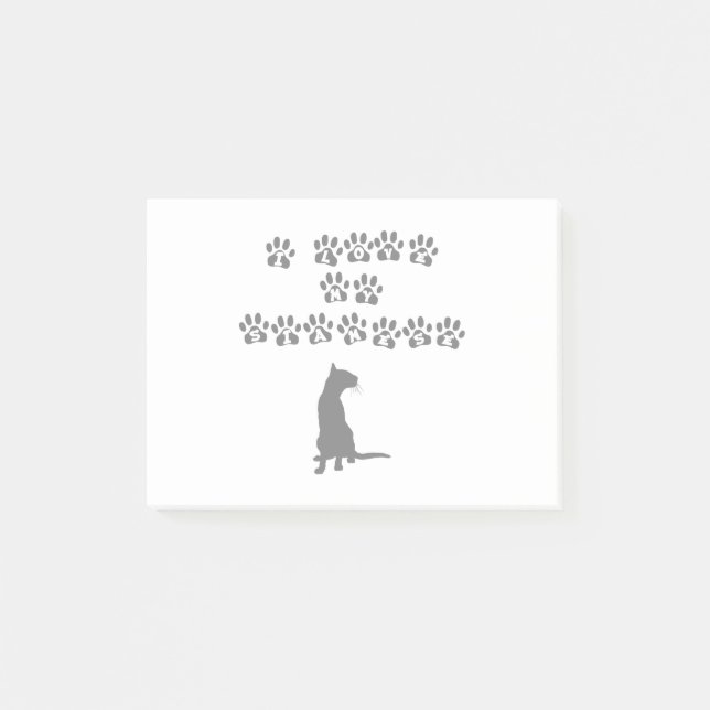 I Kärlek My Siamese Post-it Block (Framsida)