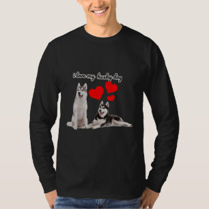 I Kärlek My Siberian husky T Shirt