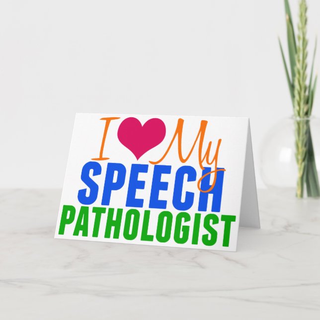 I Kärlek My SLP Kort (Framsida)