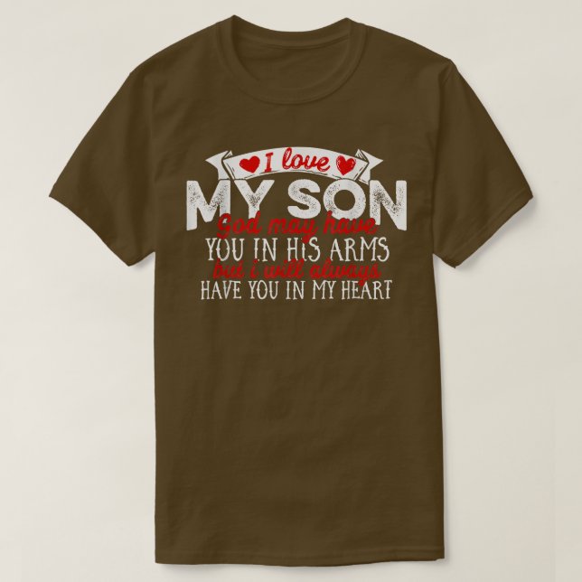 I Kärlek My Son Memorial T Shirt (Design framsida)