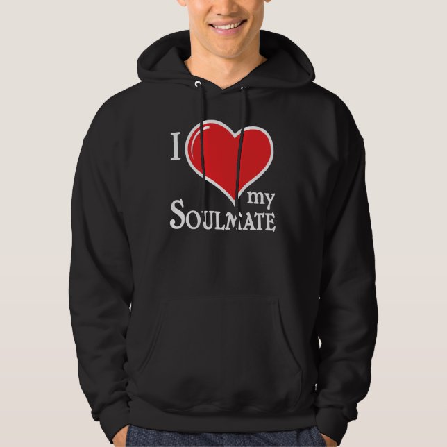 I Kärlek my Soulmate Hoodie (Framsida)