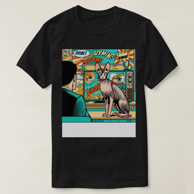 I Kärlek My Sphynx Cat T Shirt (Design framsida)