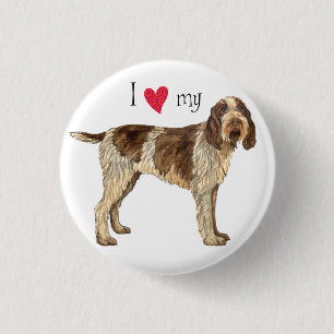 I Kärlek my Spinone Italiano Knapp