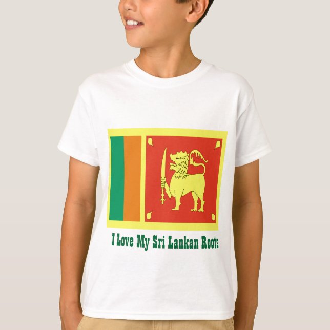 I KÄRLEK MY SRI LANKAN PAPPA TRÖJA (Framsida)