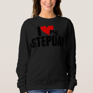 I Kärlek My Stepdad Fars dag Dady Stepfather Pappa T Shirt